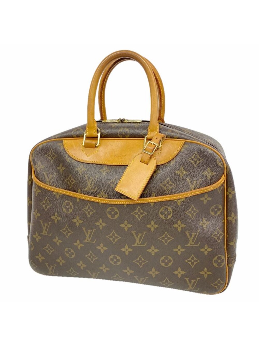 Louis Vuitton Handbag Monogram Deauville Brown